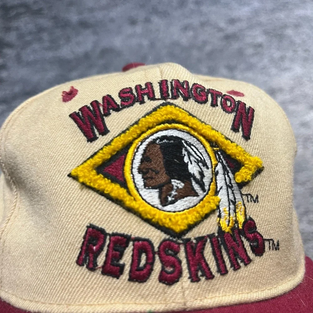 Vintage 90s Washington‎ Redskins Starter Snapback Hat 100%Wool NFL Embroidered